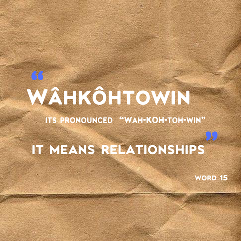 Wâhkôhtowin