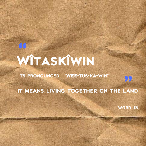 Wîtaskîwin